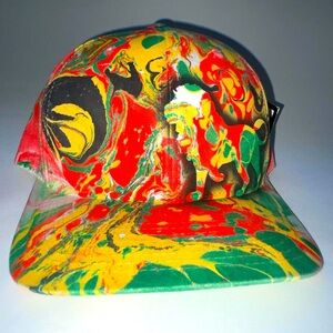 Vibrant Abstract Art Cap